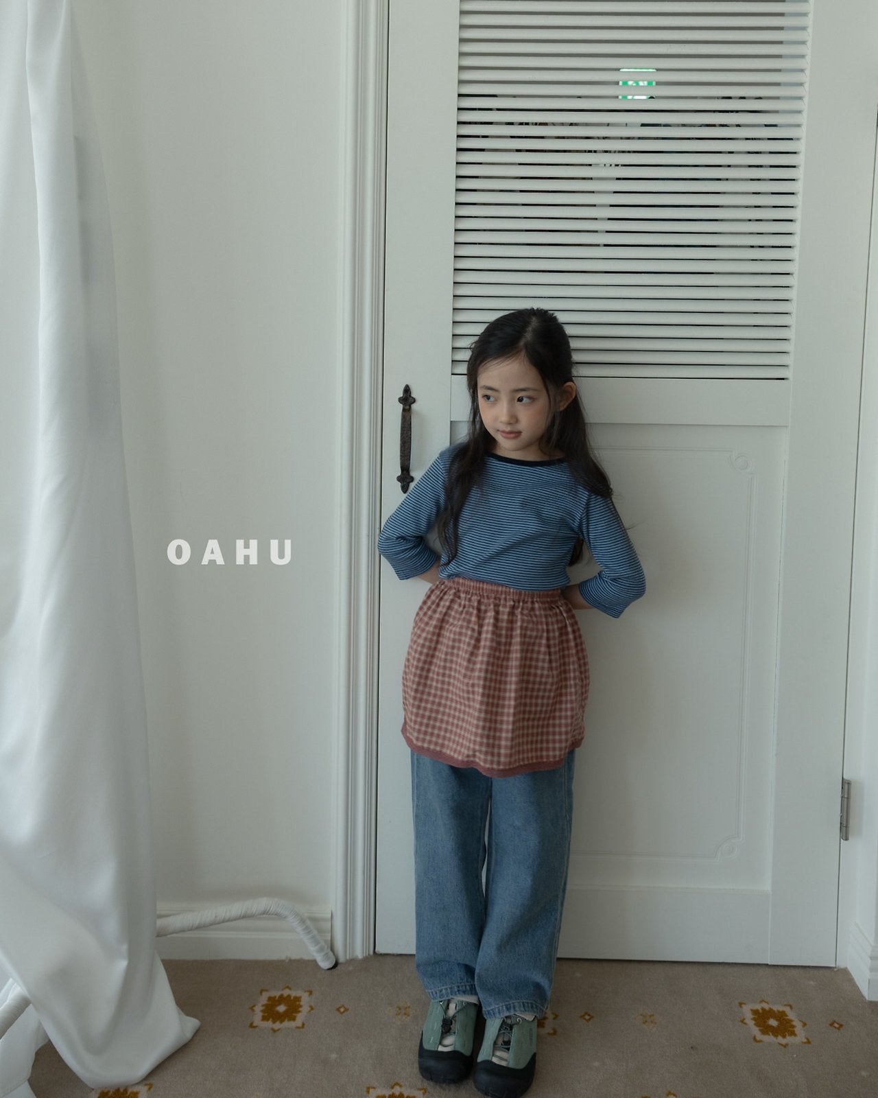 ［oahu］Calm stripe 6/8 tee
