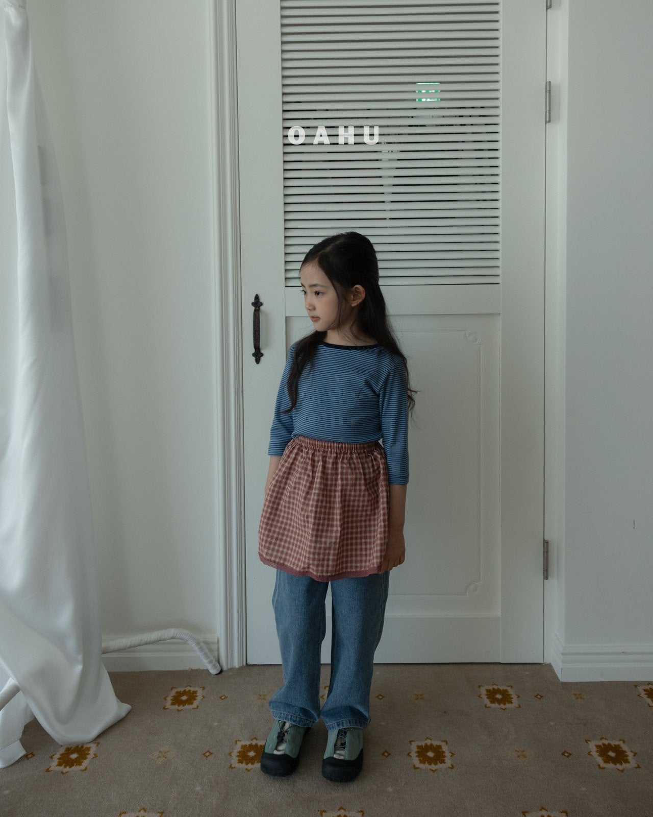 ［oahu］Calm stripe 6/8 tee
