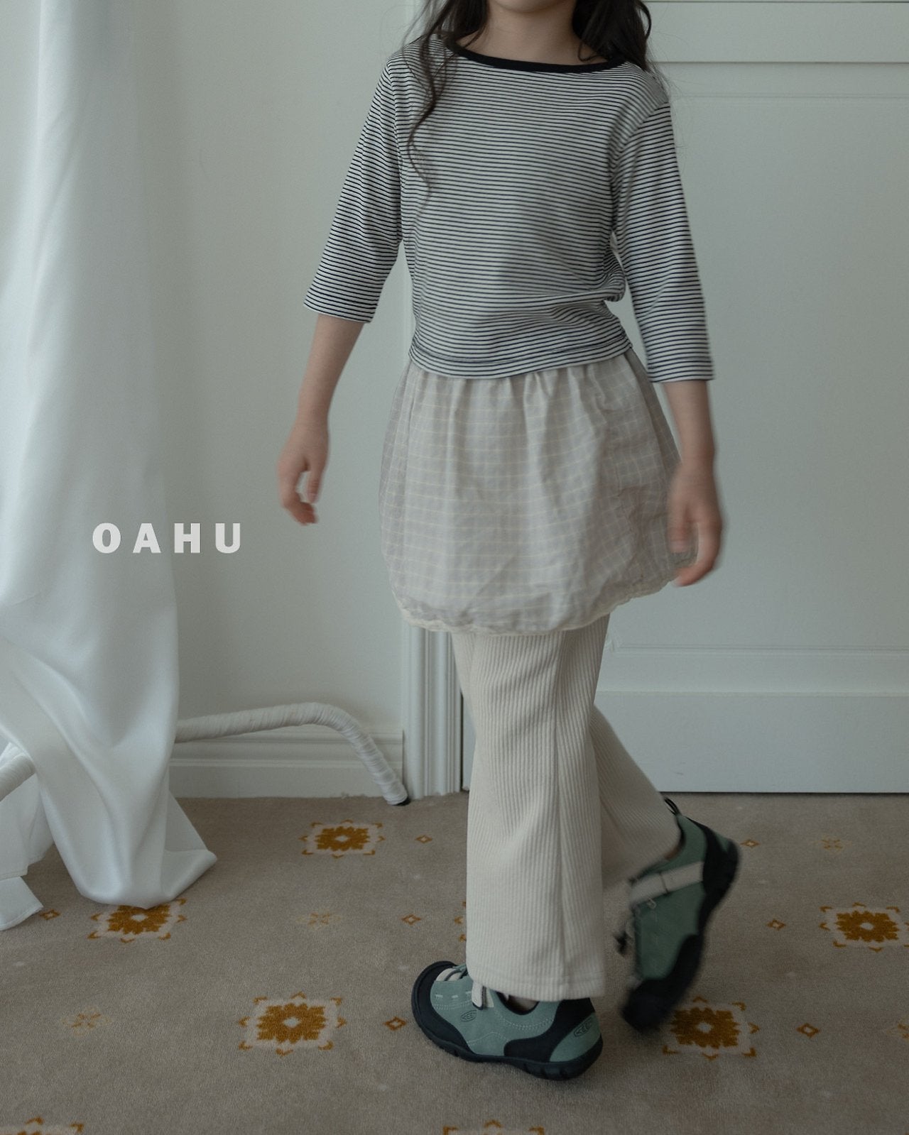 ［oahu］Calm stripe 6/8 tee