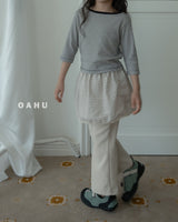 ［oahu］Calm stripe 6/8 tee