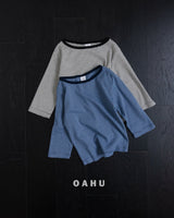 ［oahu］Calm stripe 6/8 tee