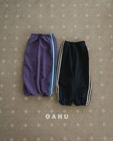 ［oahu］Double line jogger pants