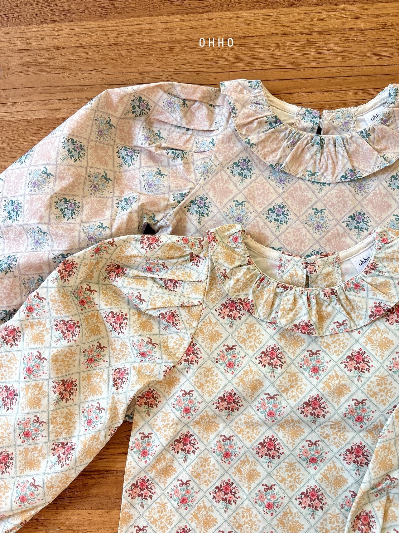 ［ohho］Monet frill blouse