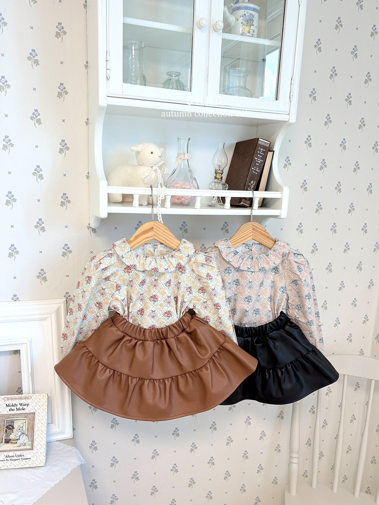 ［ohho］Monet frill blouse