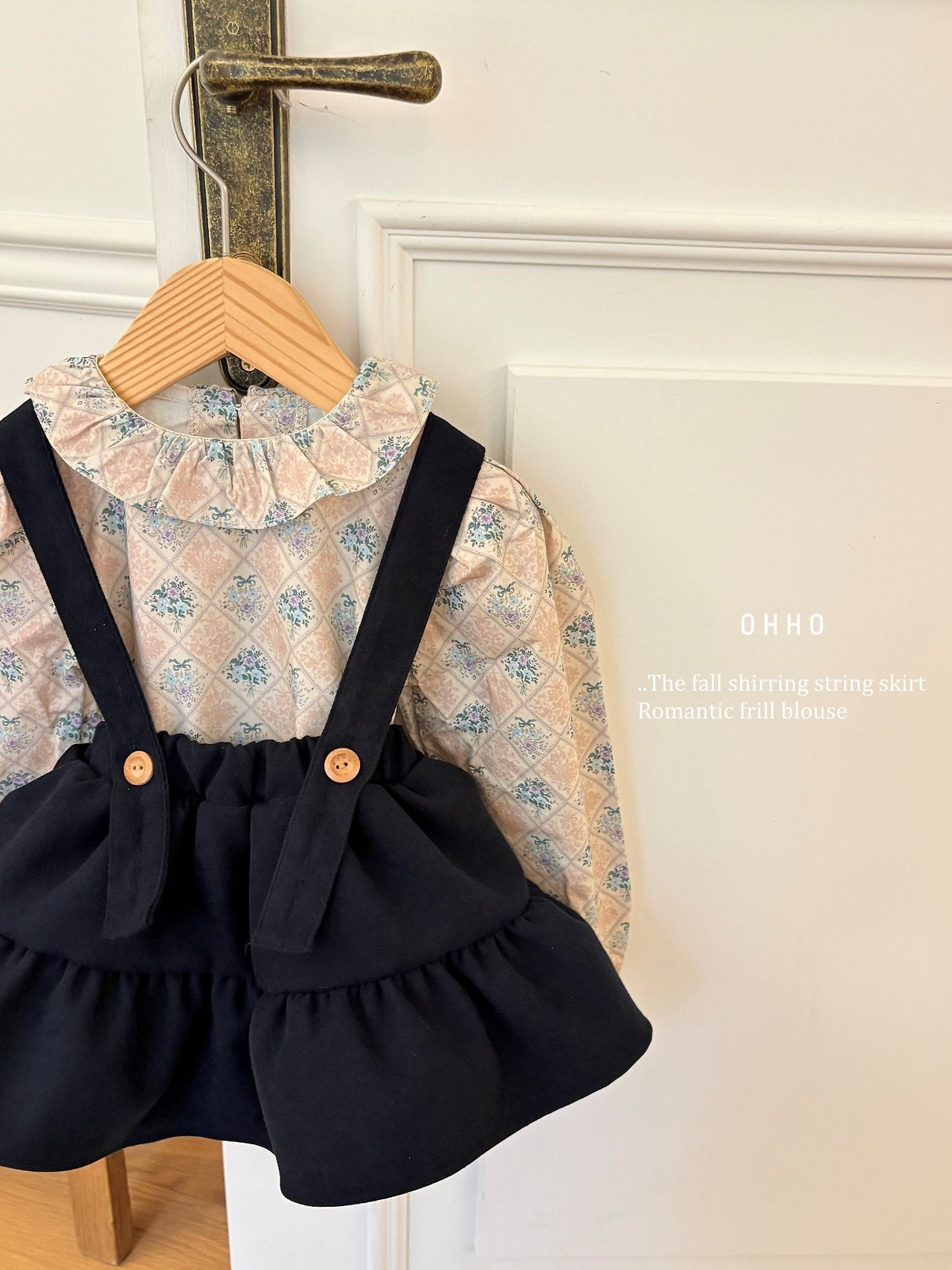 ［ohho］Monet frill blouse