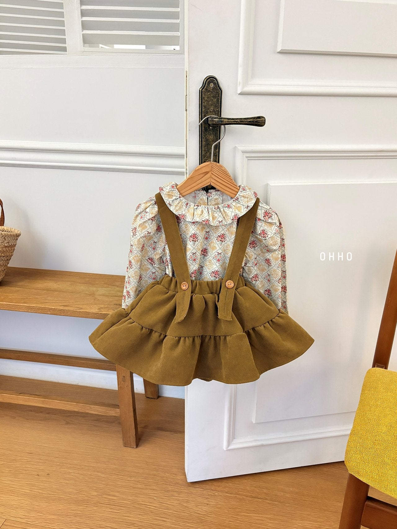 ［ohho］Monet frill blouse