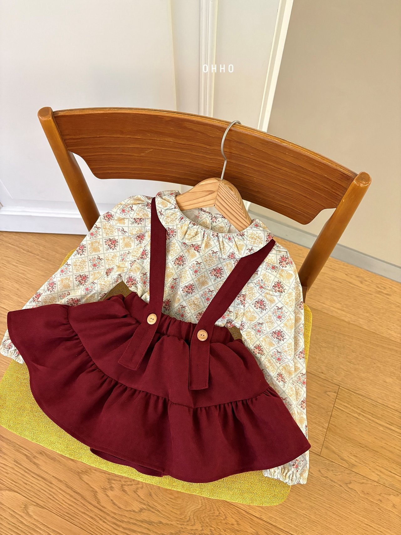 ［ohho］Monet frill blouse