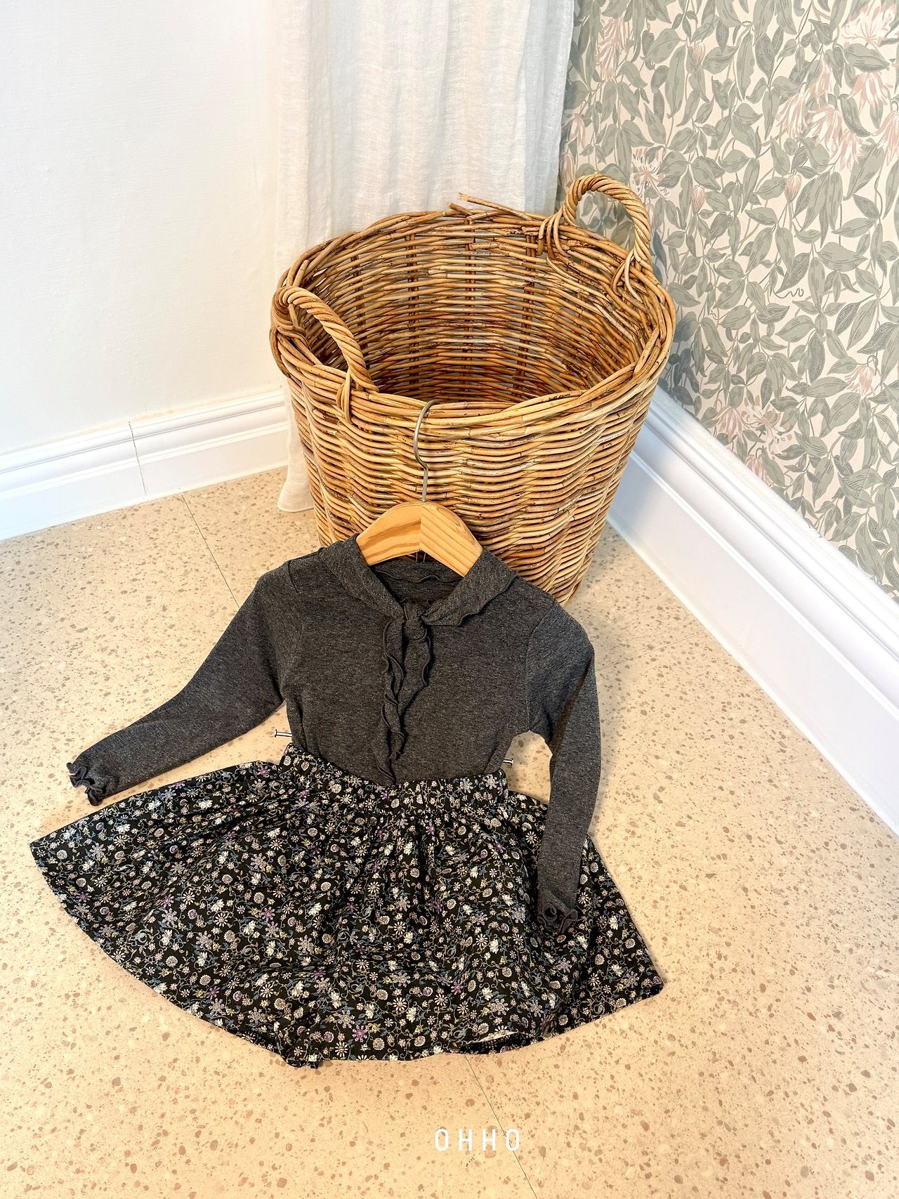 ［ohho］Louis skirt pants