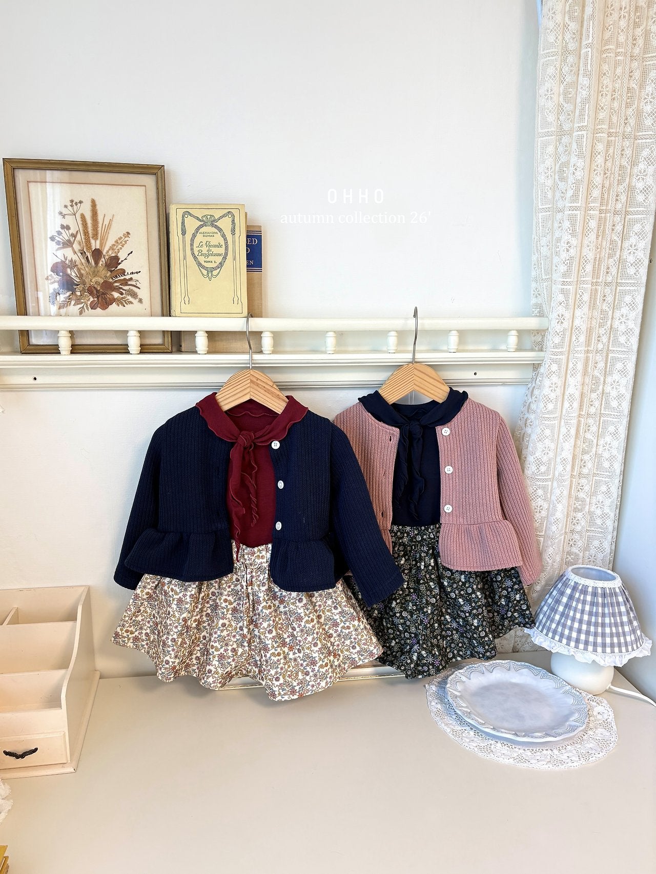 ［ohho］Louis skirt pants