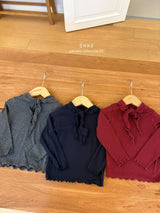 ［ohho］Caramel ribbon tee