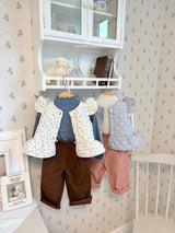 ［ohho］Pepper button pintuck pants