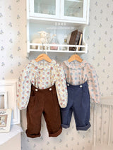 ［ohho］Pepper button pintuck pants