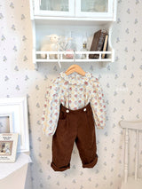 ［ohho］Pepper button pintuck pants