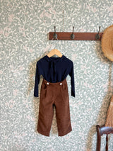 ［ohho］Pepper button pintuck pants