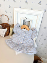 ［ohho］Rose quilte frill vest
