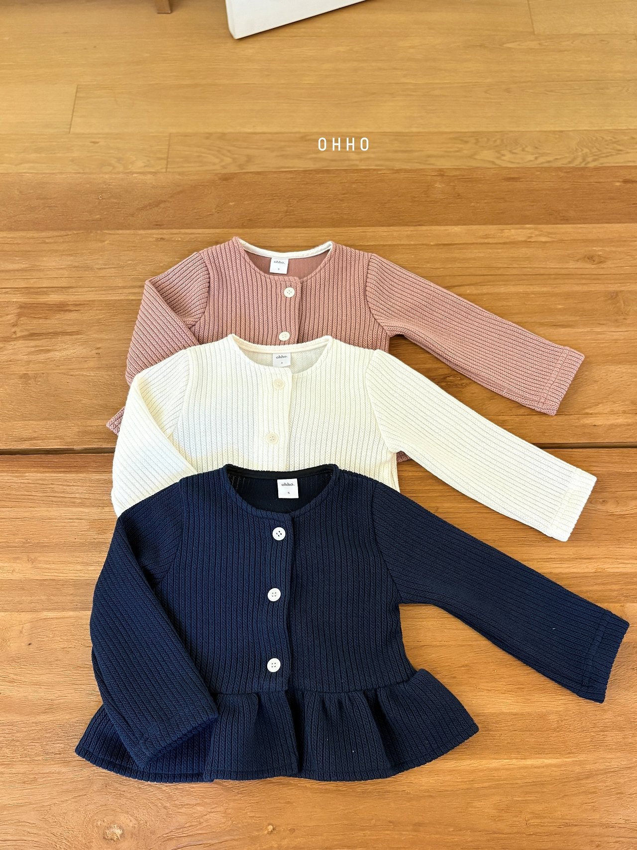 ［ohho］Elle frill cardigan