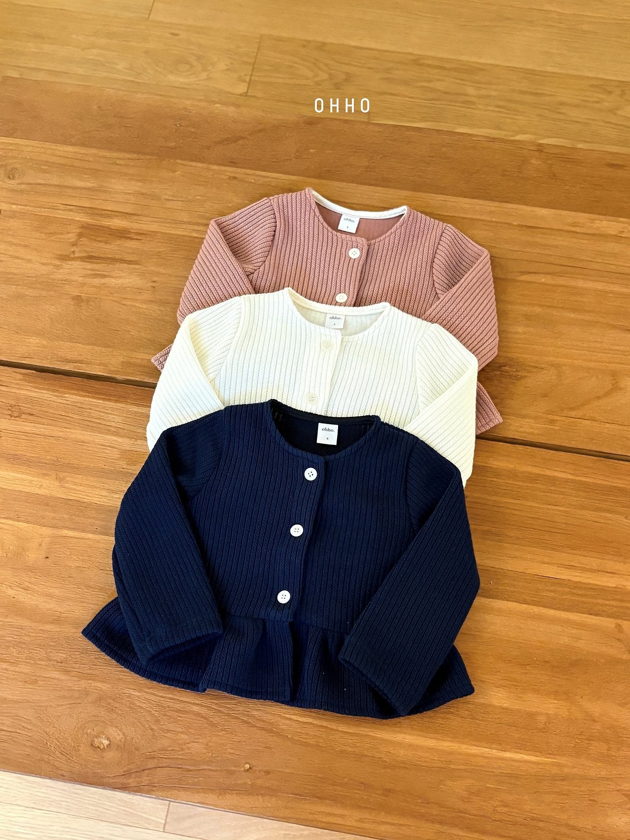 ［ohho］Elle frill cardigan
