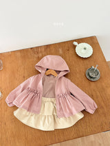 ［ohho］Leather shirring skirt
