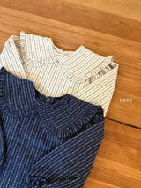 ［ohho］Sella frill blouse