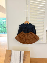 ［ohho］Sella frill blouse