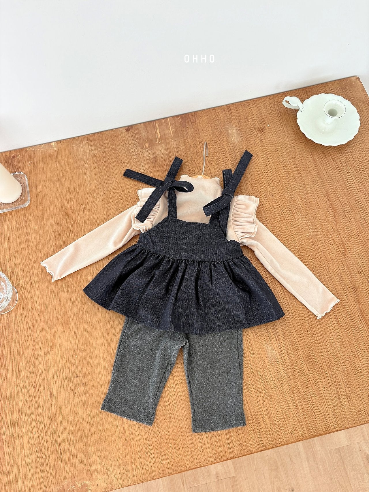 ［ohho］Cozy capri pants