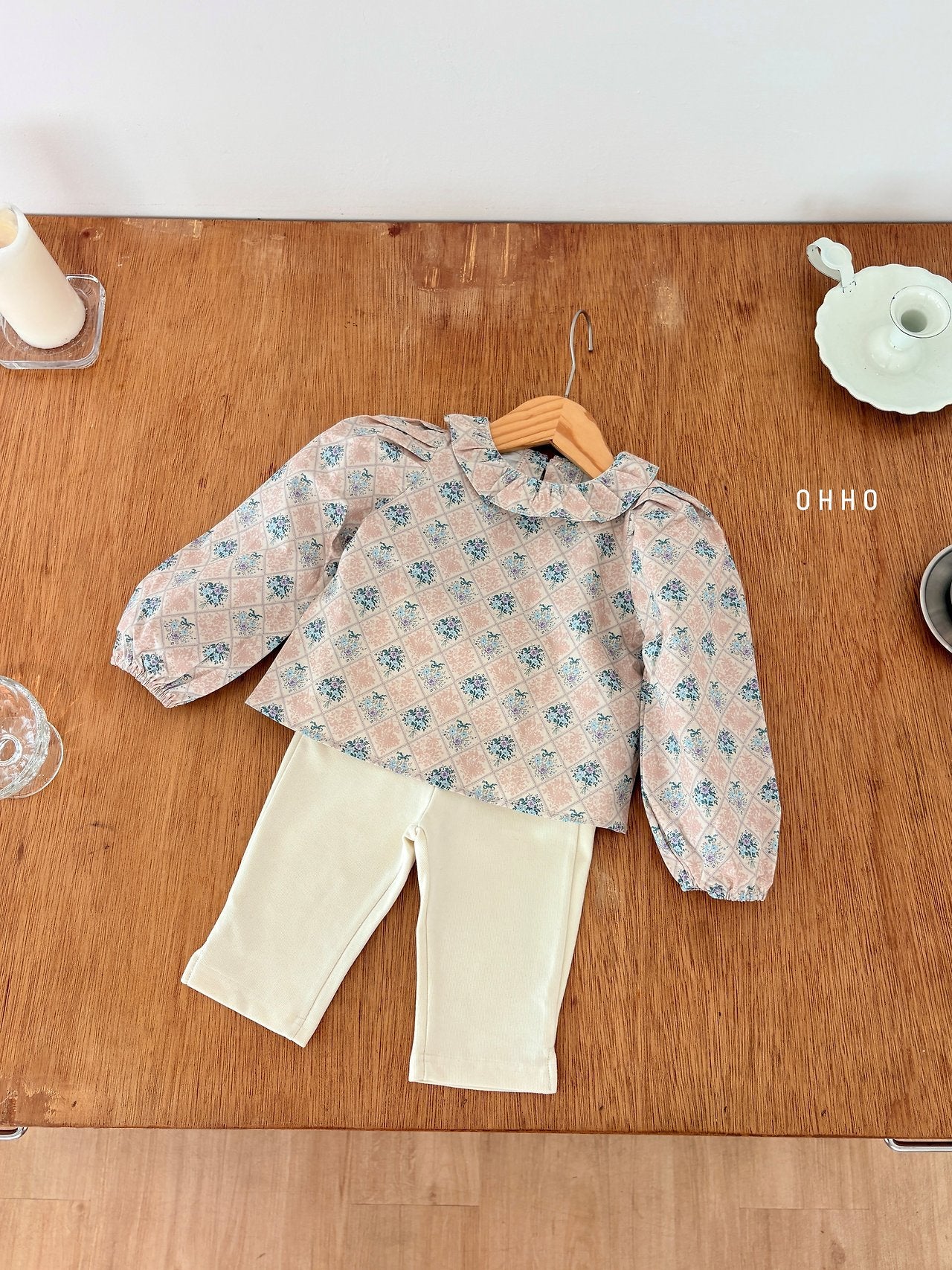［ohho］Cozy capri pants
