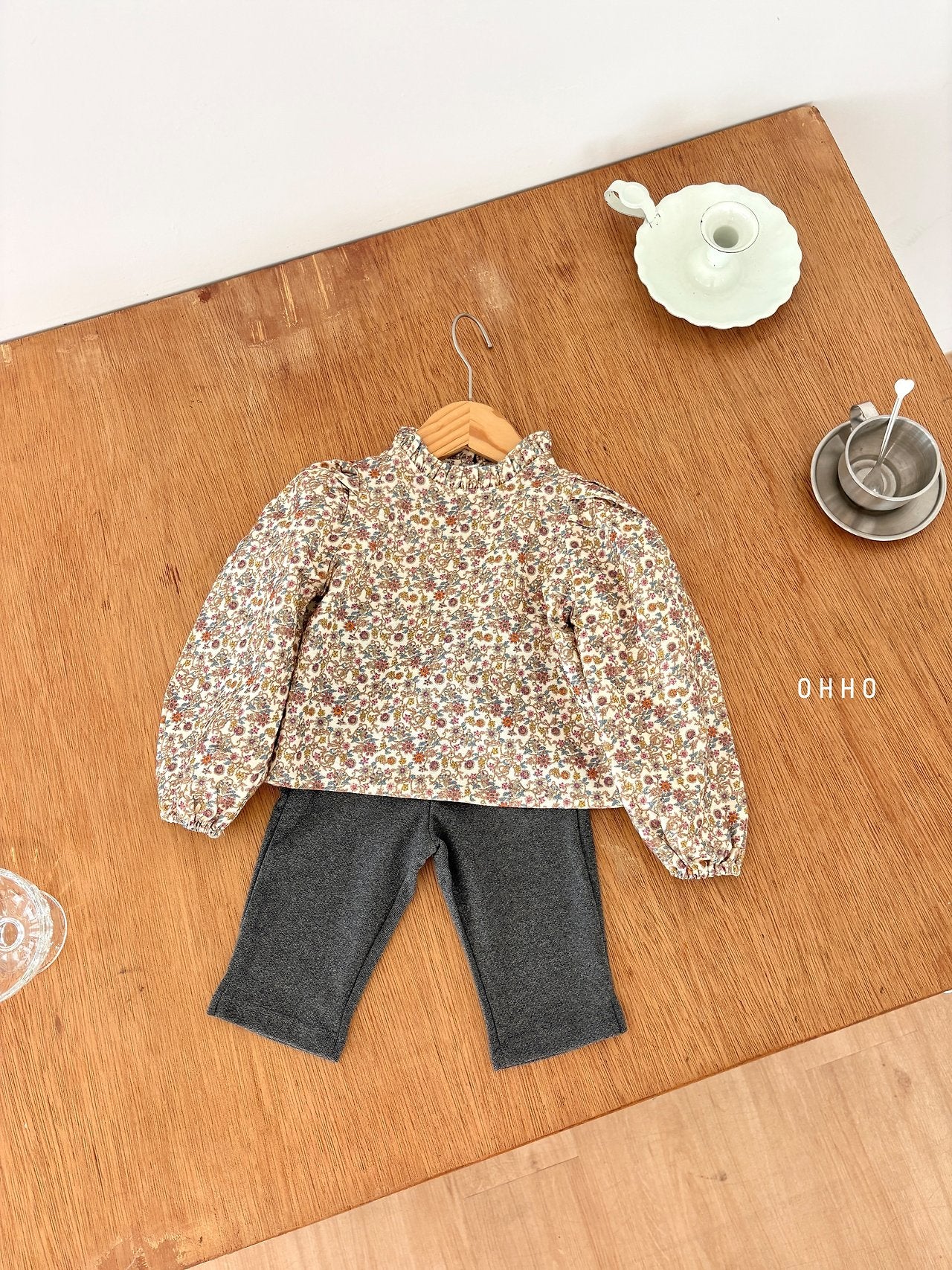 ［ohho］Cozy capri pants