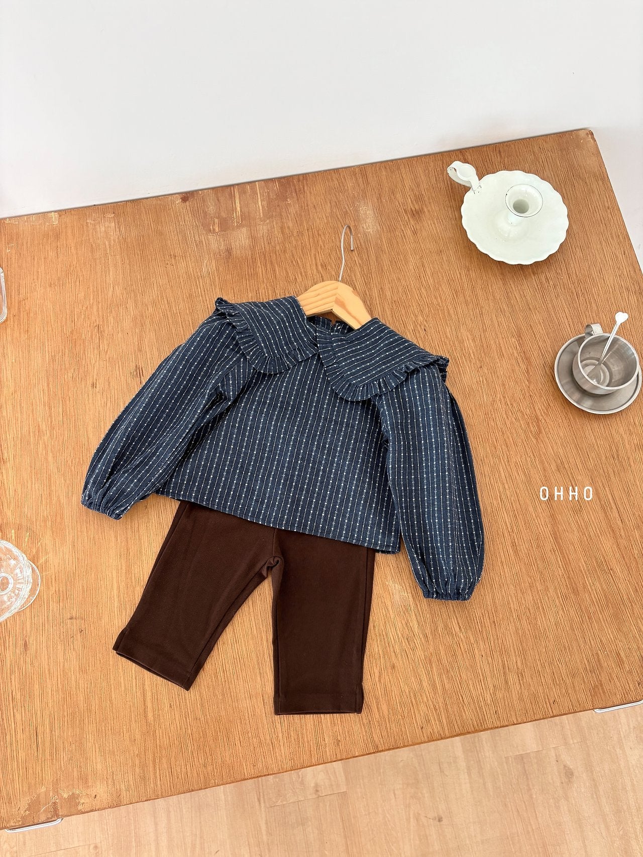 ［ohho］Cozy capri pants