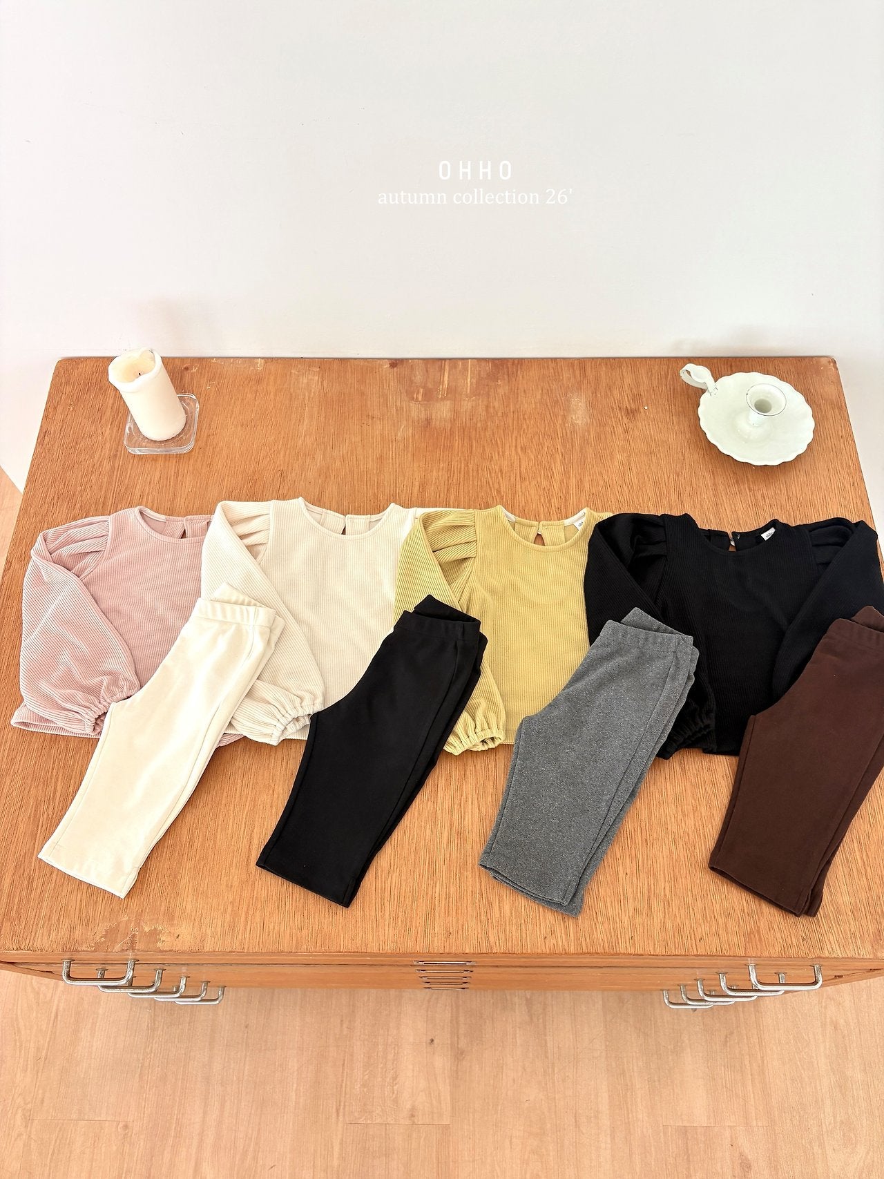 ［ohho］Cozy capri pants