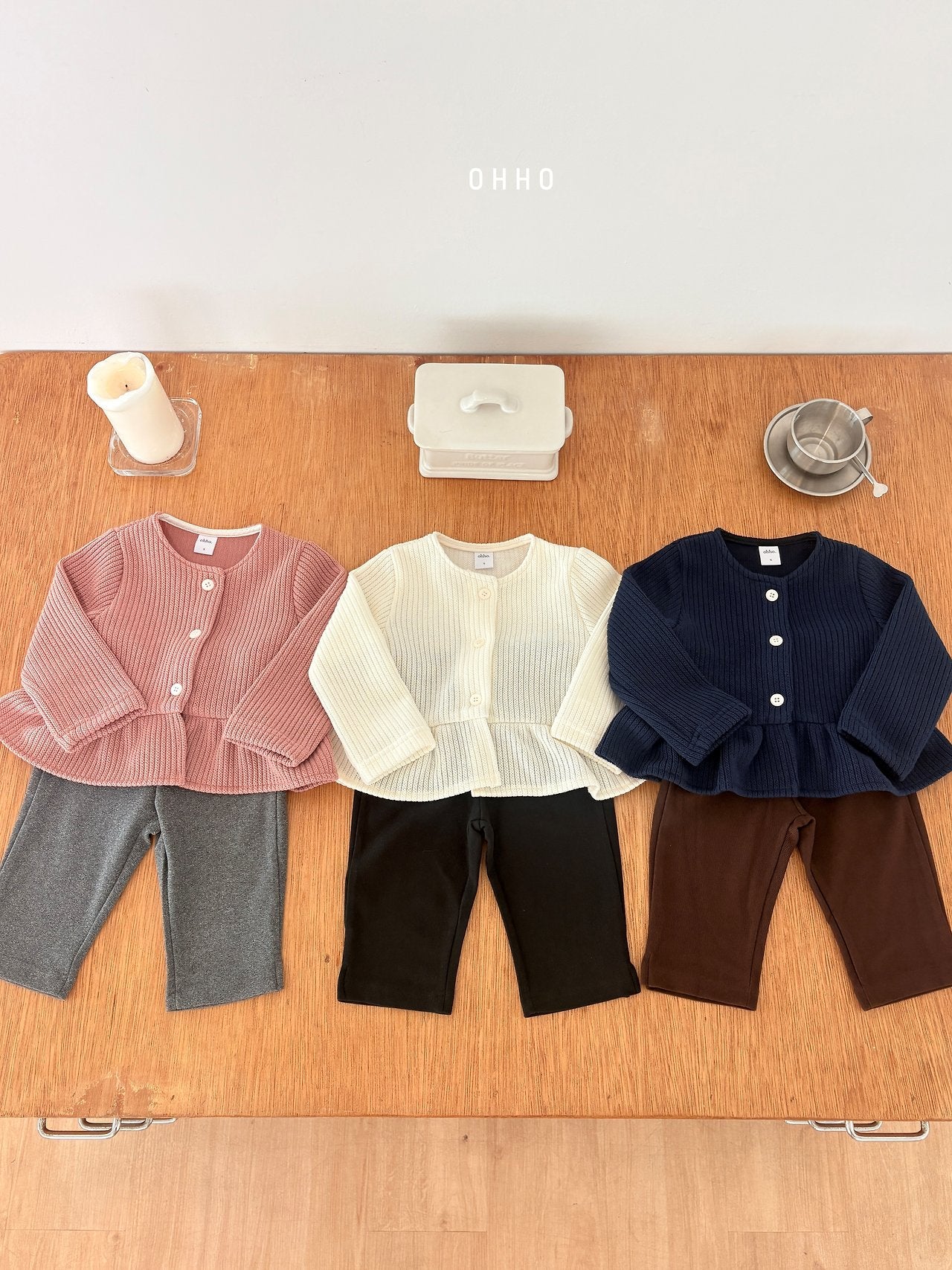 ［ohho］Cozy capri pants