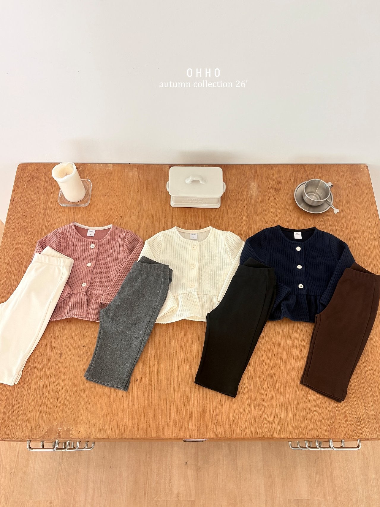 ［ohho］Cozy capri pants