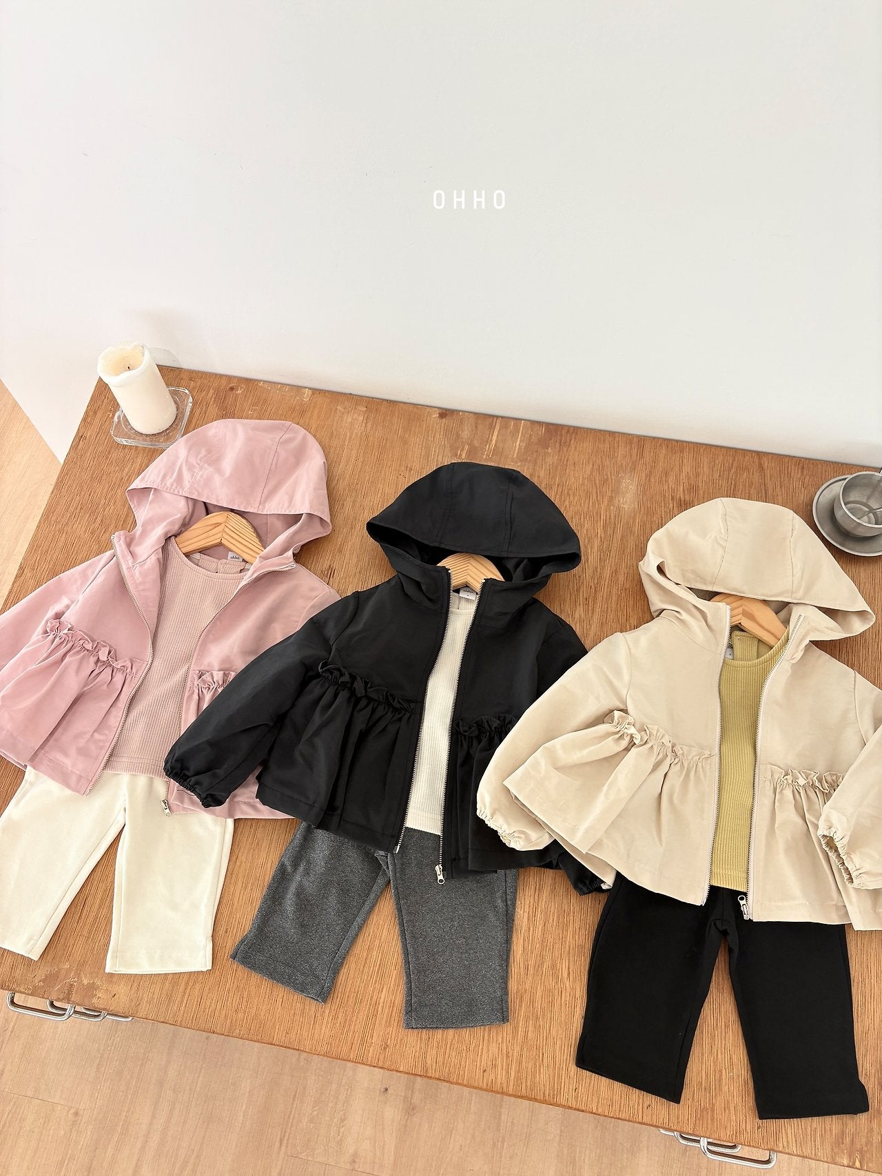 ［ohho］Cozy capri pants