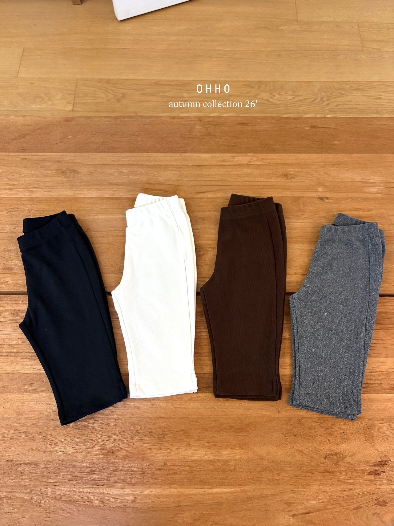 ［ohho］Cozy capri pants