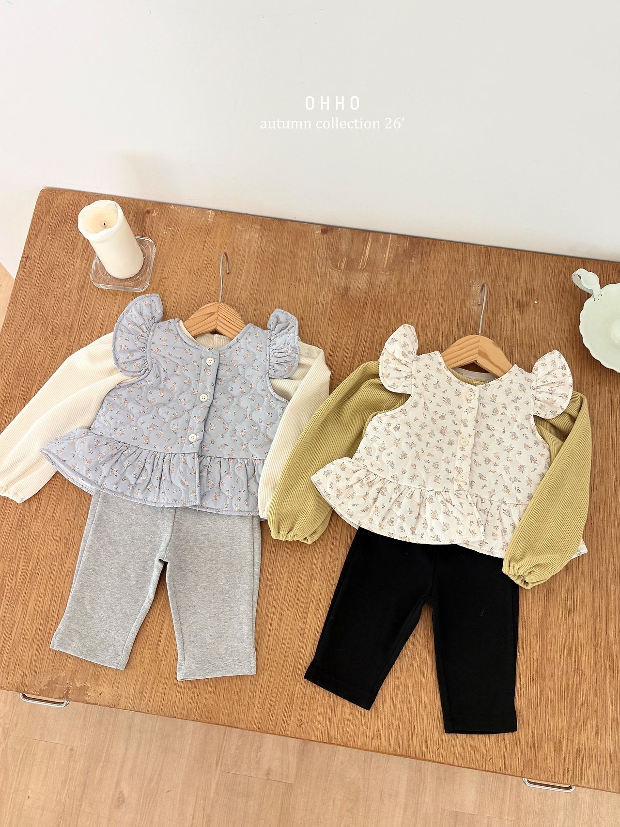 ［ohho］Soft capri pants