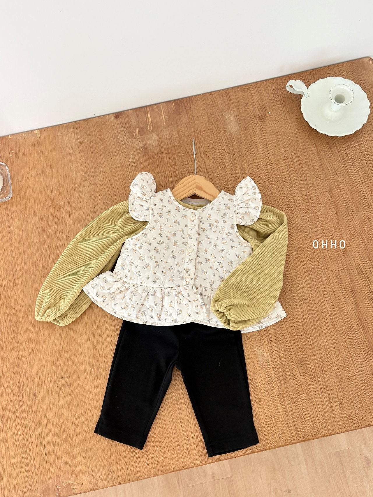 ［ohho］Soft capri pants