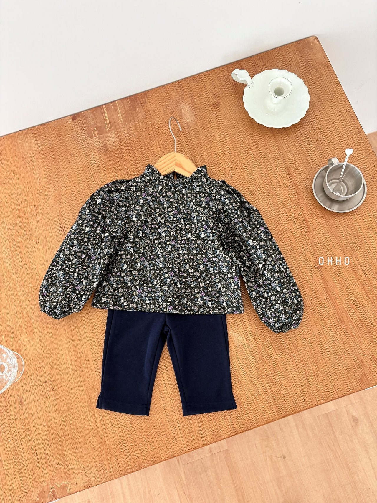 ［ohho］Soft capri pants