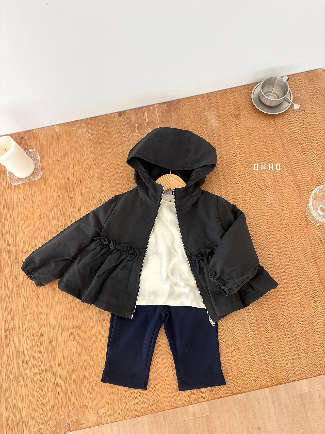 ［ohho］Soft capri pants