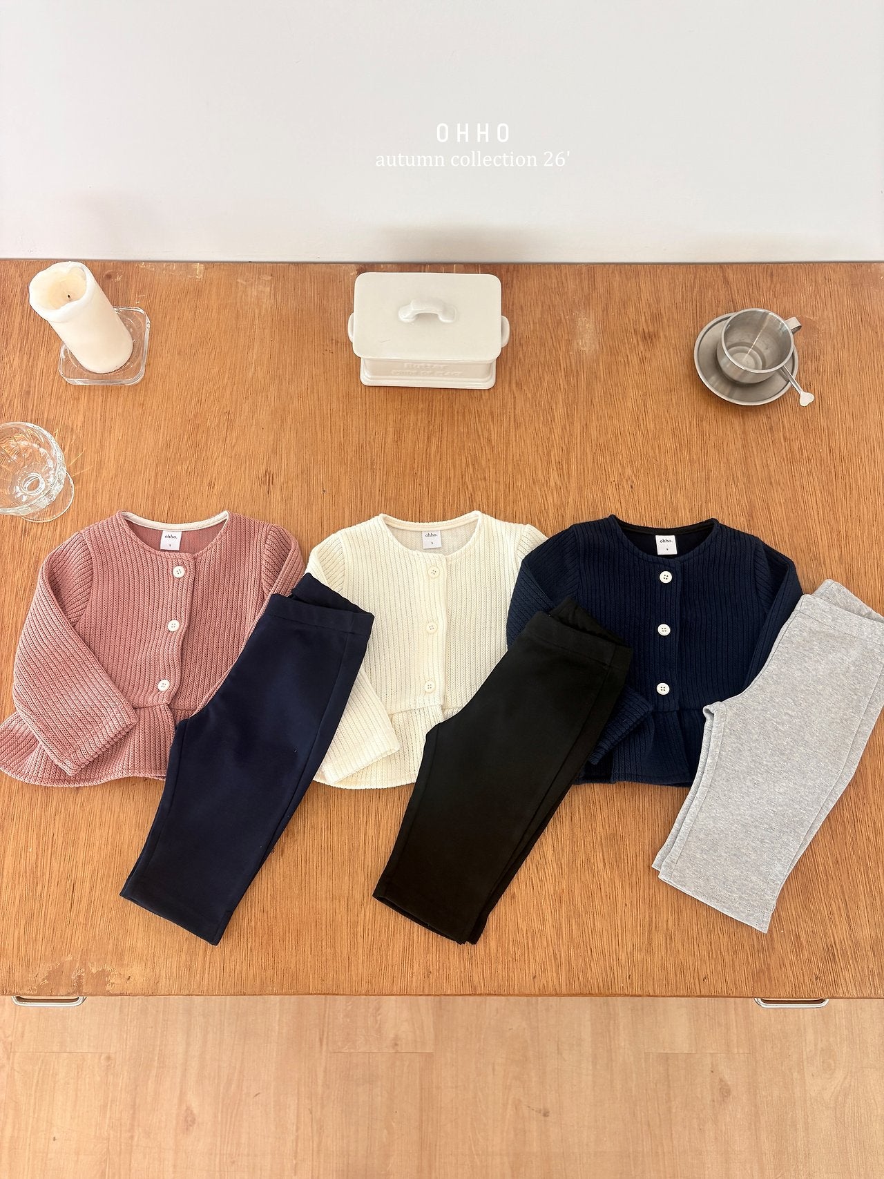 ［ohho］Soft capri pants