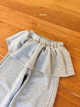 ［ohho］Jenny frill layered pants
