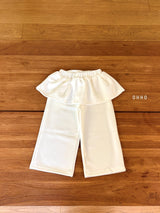 ［ohho］Jenny frill layered pants