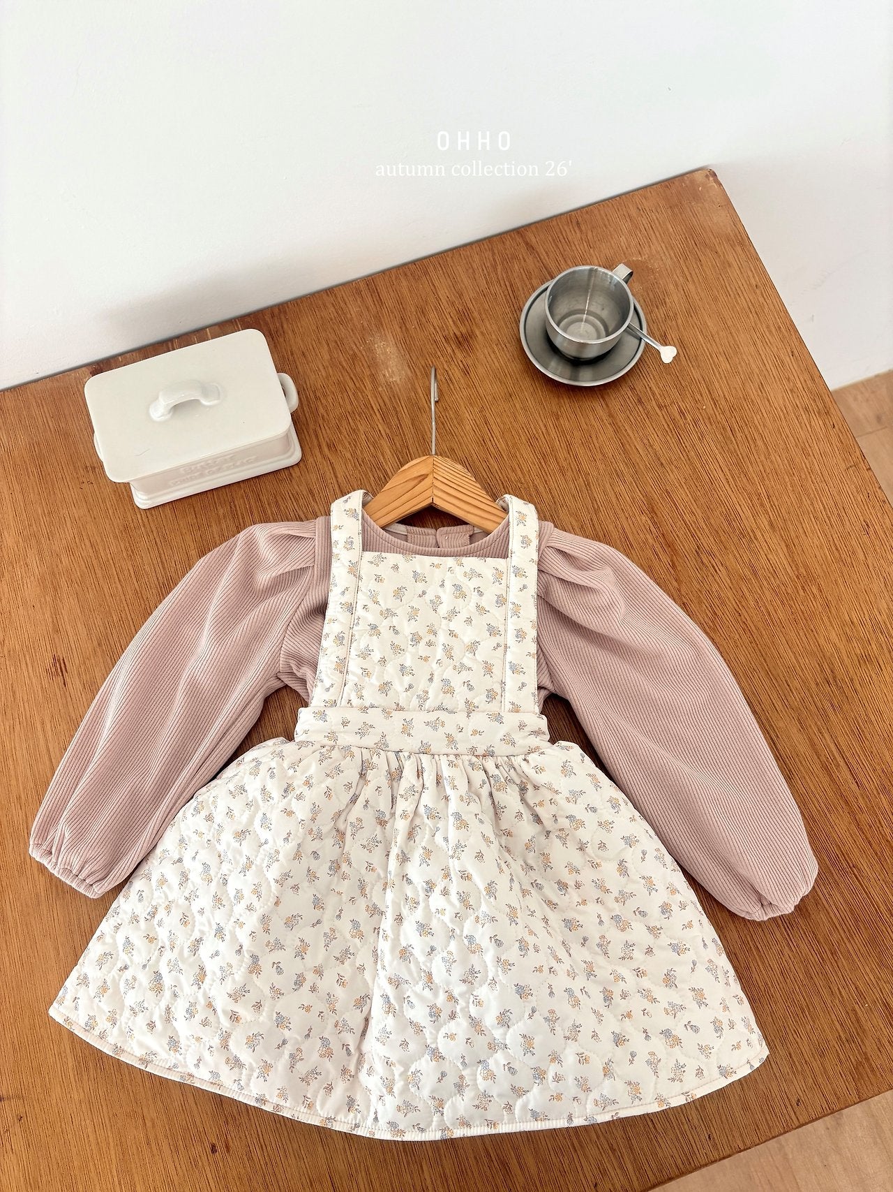 ［ohho］Vanilla puff long-sleeve tee