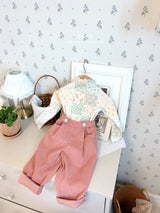 ［ohho］Sweet half-neck tee