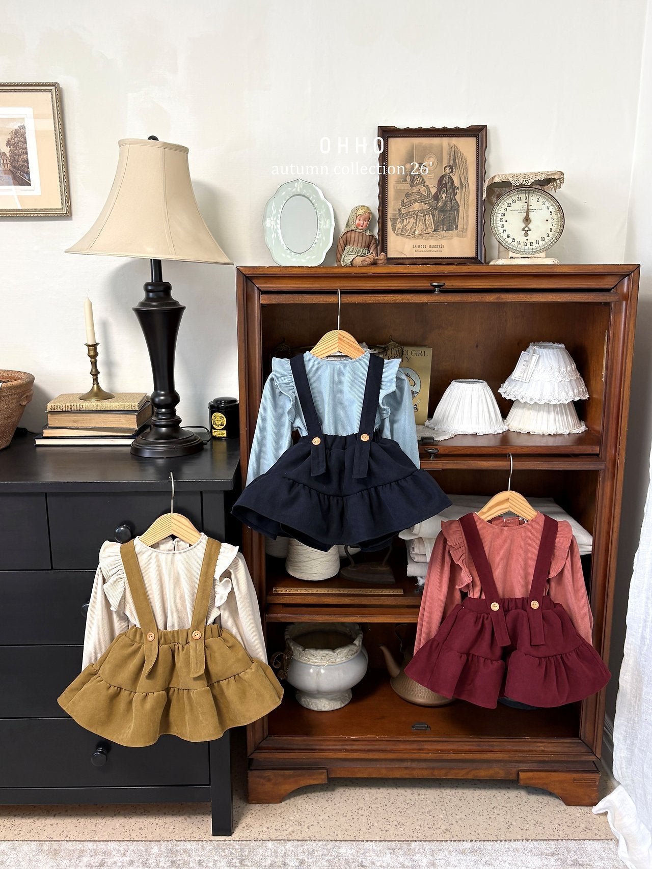 ［ohho］Soft corduroy blouse