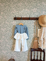 ［ohho］Soft corduroy blouse