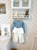 ［ohho］Soft corduroy blouse