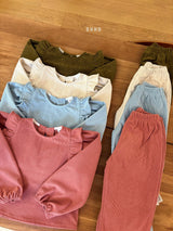 ［ohho］Soft corduroy blouse