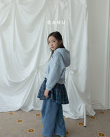 ［oahu］Mellow short hoodie