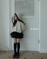 ［oahu］Mellow short hoodie