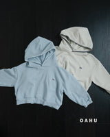 ［oahu］Mellow short hoodie