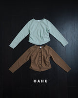 ［oahu］More shirring cardigan